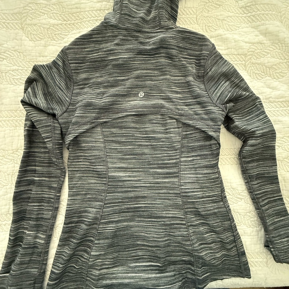 lululemon athletica Gray Striped Jacket